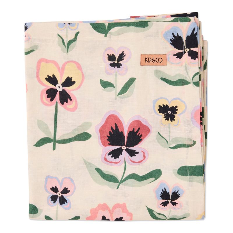 Pretty Pansy Tablecloth Large