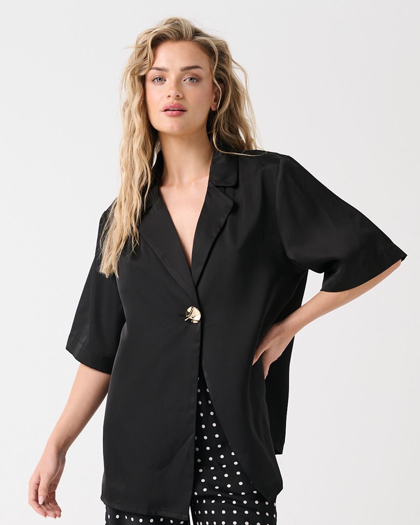 Sable Top Black & Gold