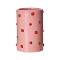 Bejeweled Vase Pink & Red