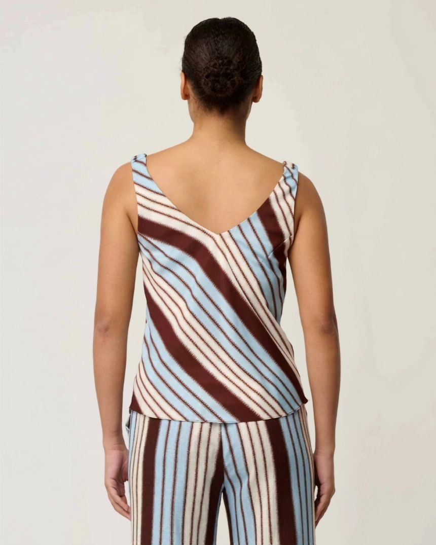 Delray Reversible Cami Stripe
