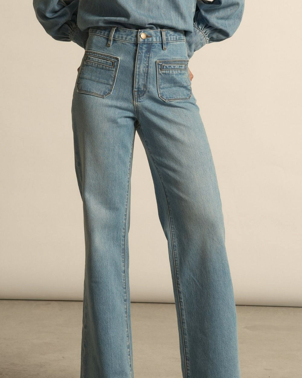 Fond Jean Mid Denim