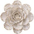 Ceramic Flower Cream/Pistachio