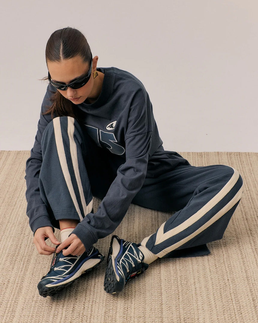 Races Trackpant Washed Black