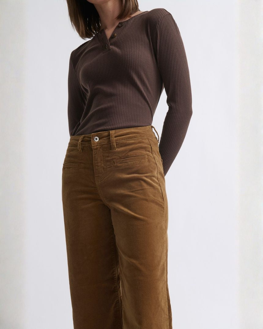 Freya Velvet Jean Toffee