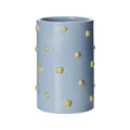 Bejeweled Vase Light Blue & Green