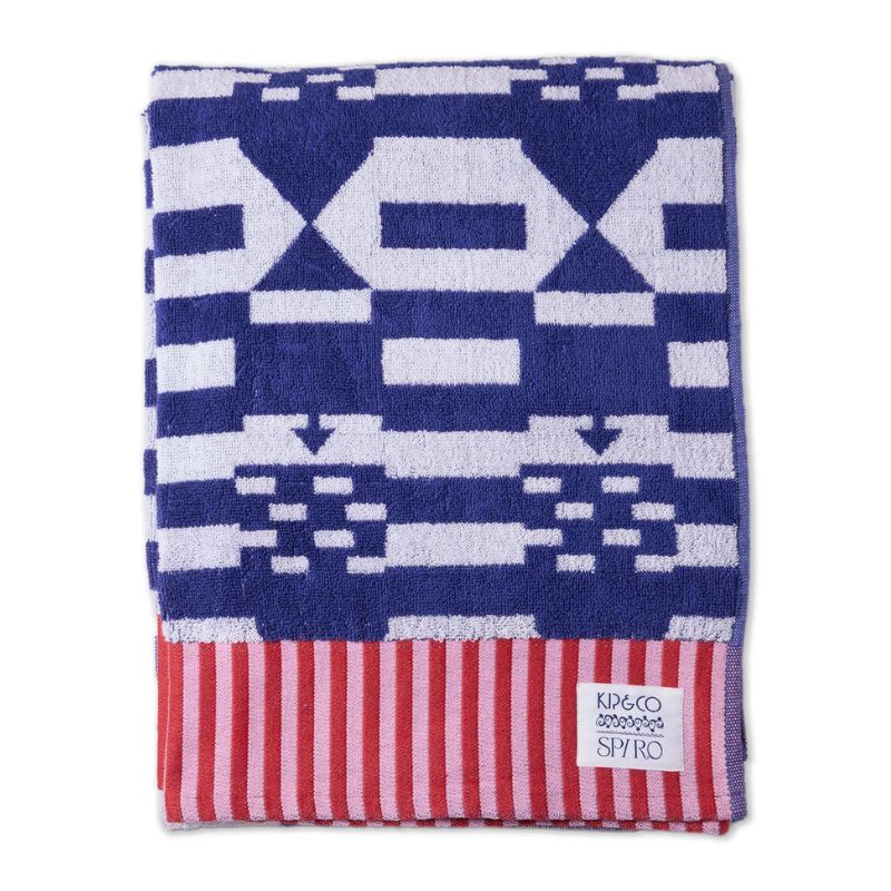 Anna Spiro Tik Tak Terry Beach Towel