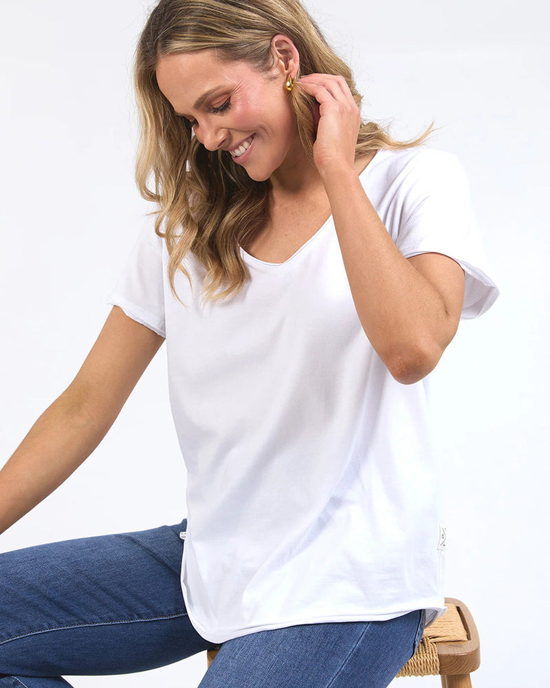 Pima V Neck Tee