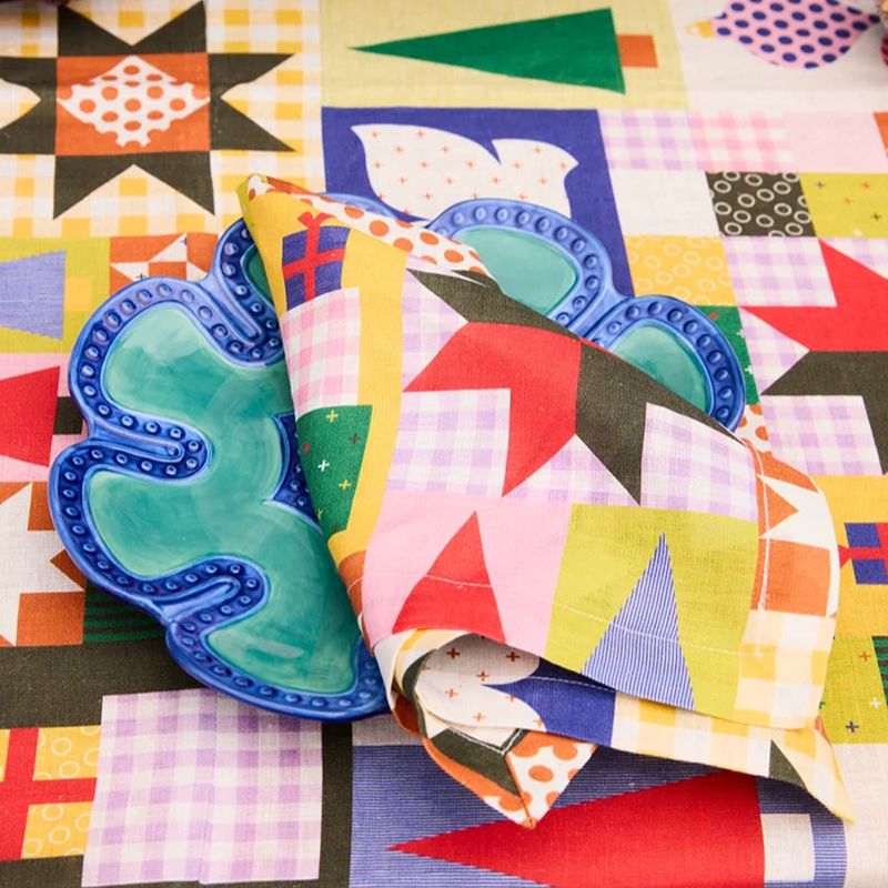 Christmas Patchwork Tablecloth Standard 145x270cm