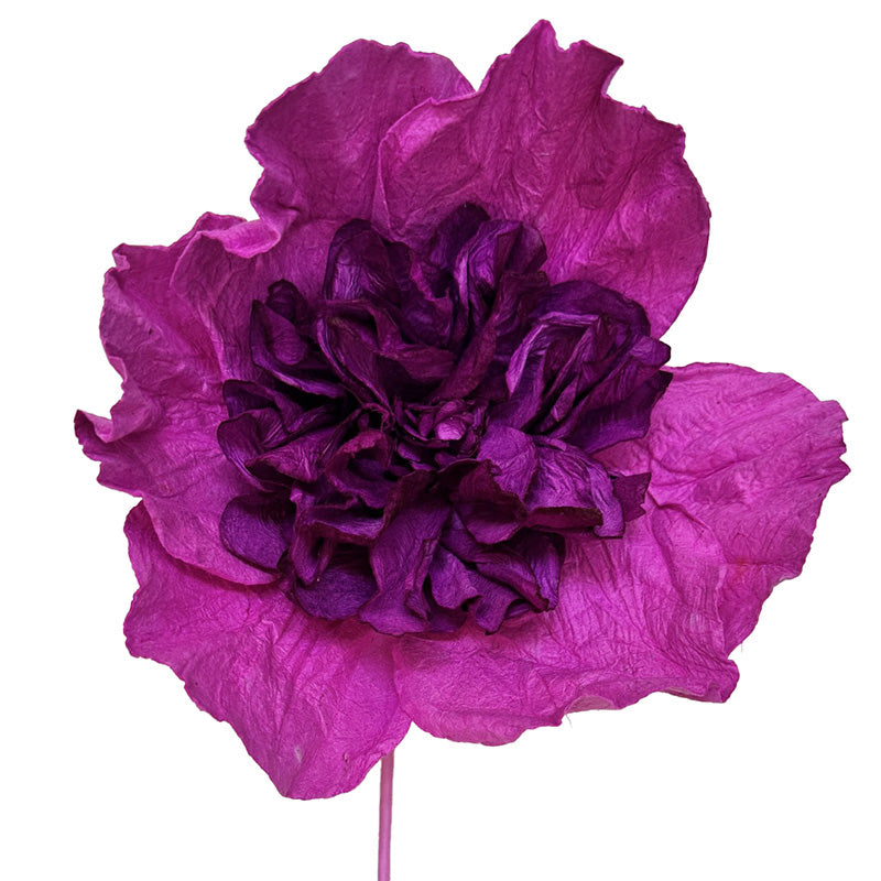 Camelia Paper Flower Purple