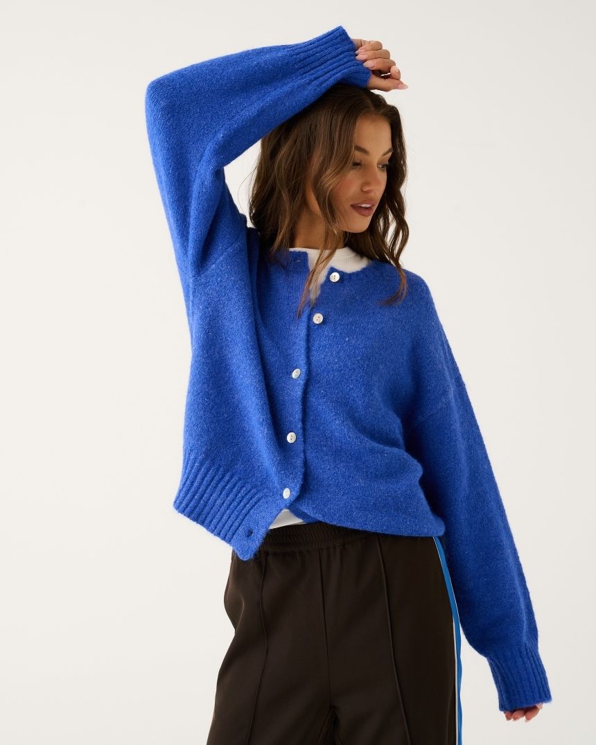 Aurora Cardigan Cobalt