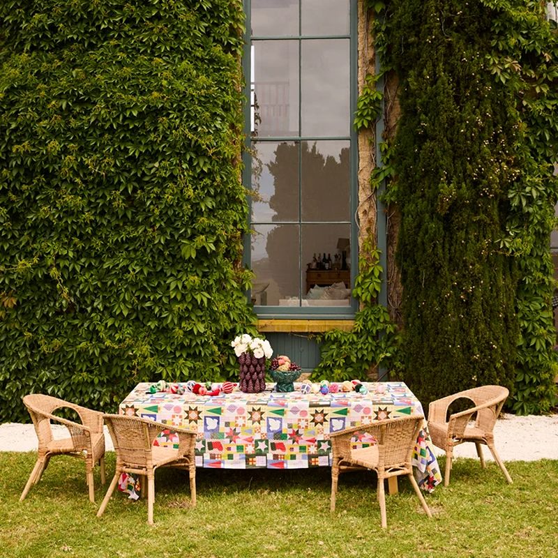Christmas Patchwork Tablecloth Large 180x350cm