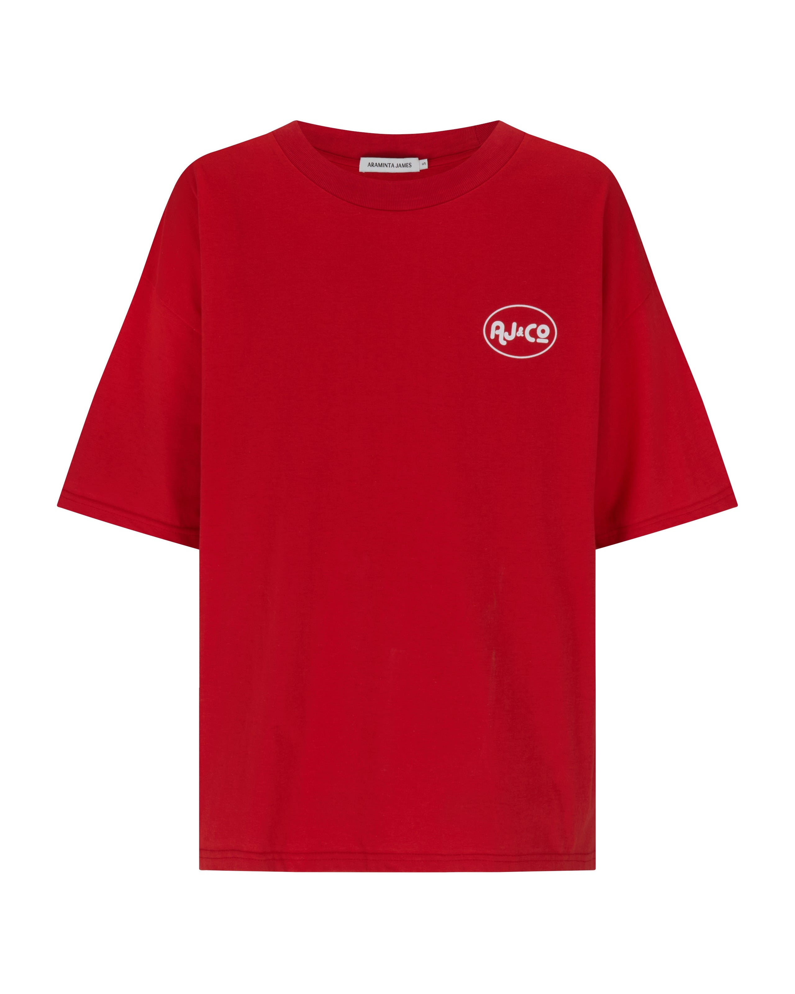 Chillin Oversized Tee Poppy Red