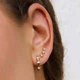 Astra Triple Star Earrings