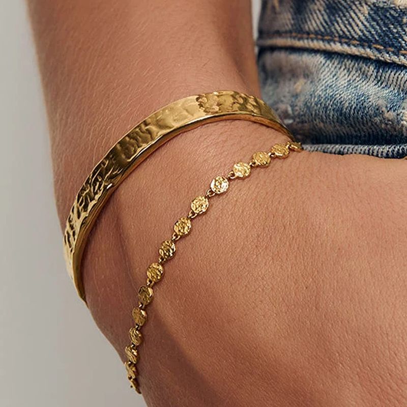 Atlas Gold Bracelet
