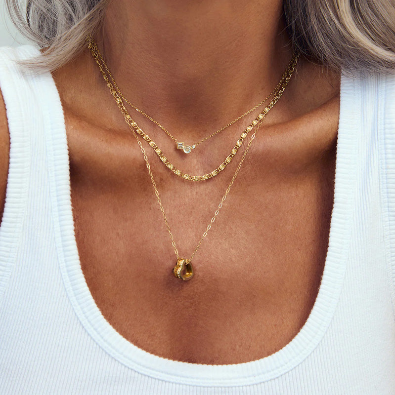 Heart To Heart Necklace Stone