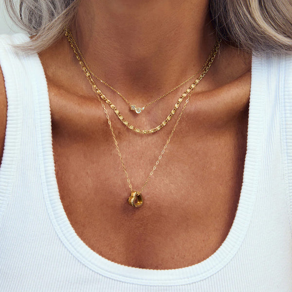 Heart To Heart Necklace Stone