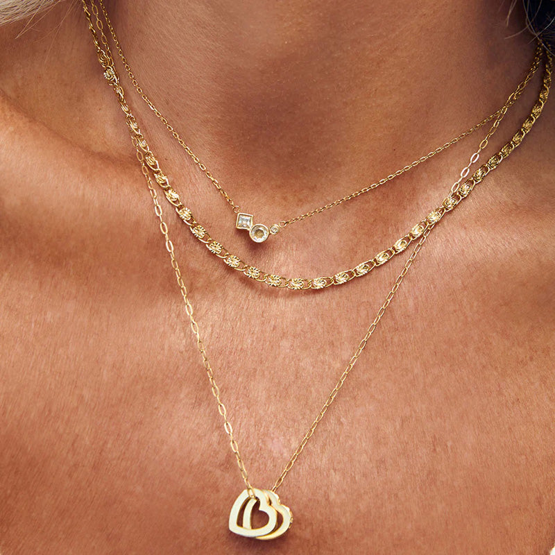 Heart To Heart Necklace Stone