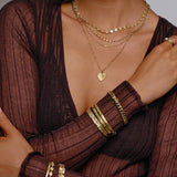 Queen Of Hearts Gold Necklace