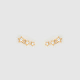 Astra Triple Star Earrings