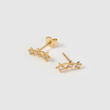 Astra Triple Star Earrings
