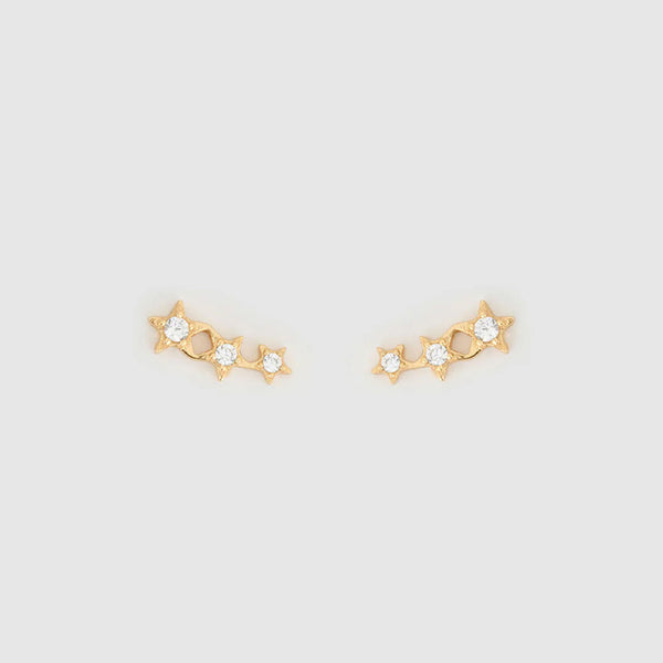 Astra Triple Star Earrings