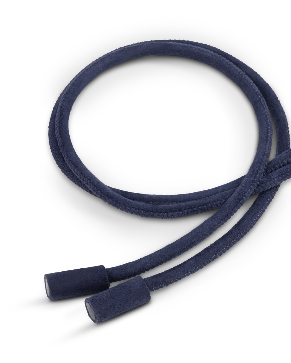 Corded Belt Midnight Suede