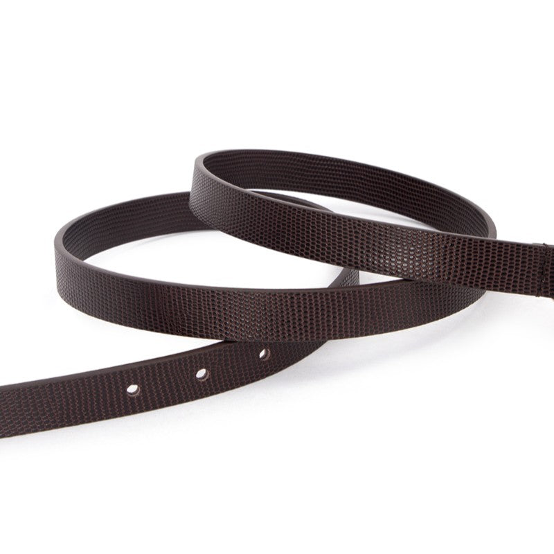 Adele Belt Chocolate Lizard