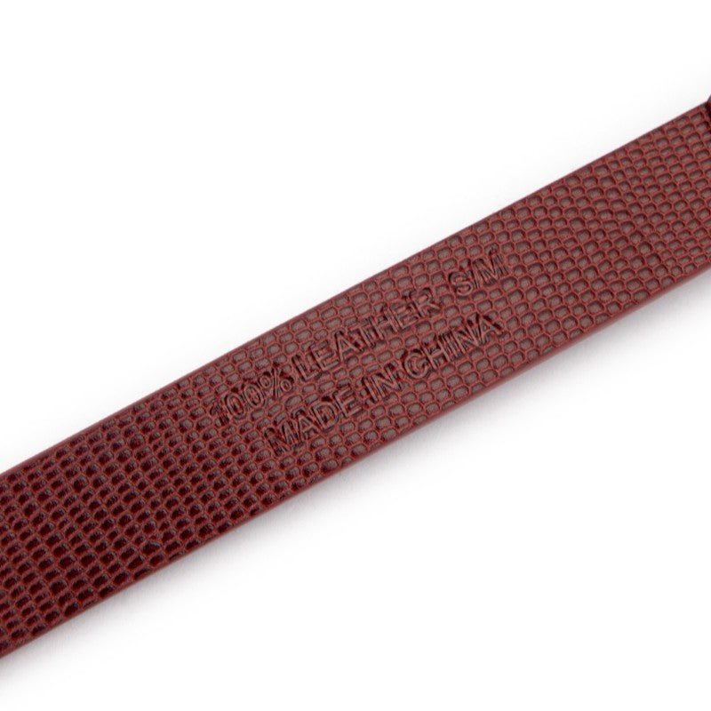 Adele Belt Garnet Lizard