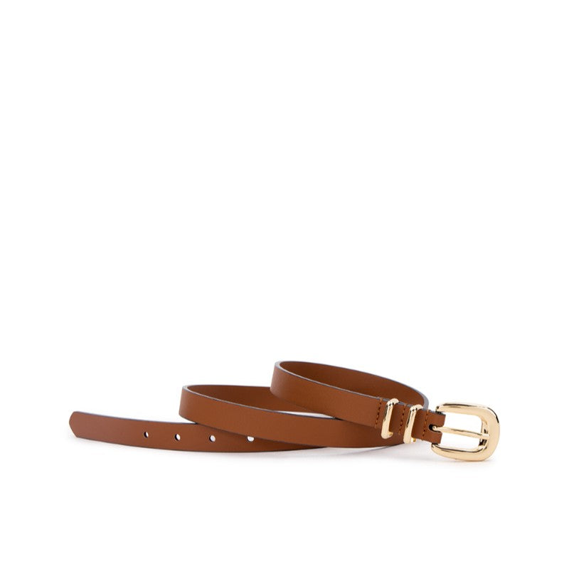 Adele Belt Tan with Charcoal