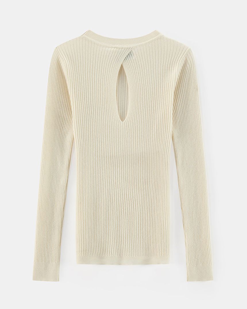 Vamp Keyhole Crew Ivory