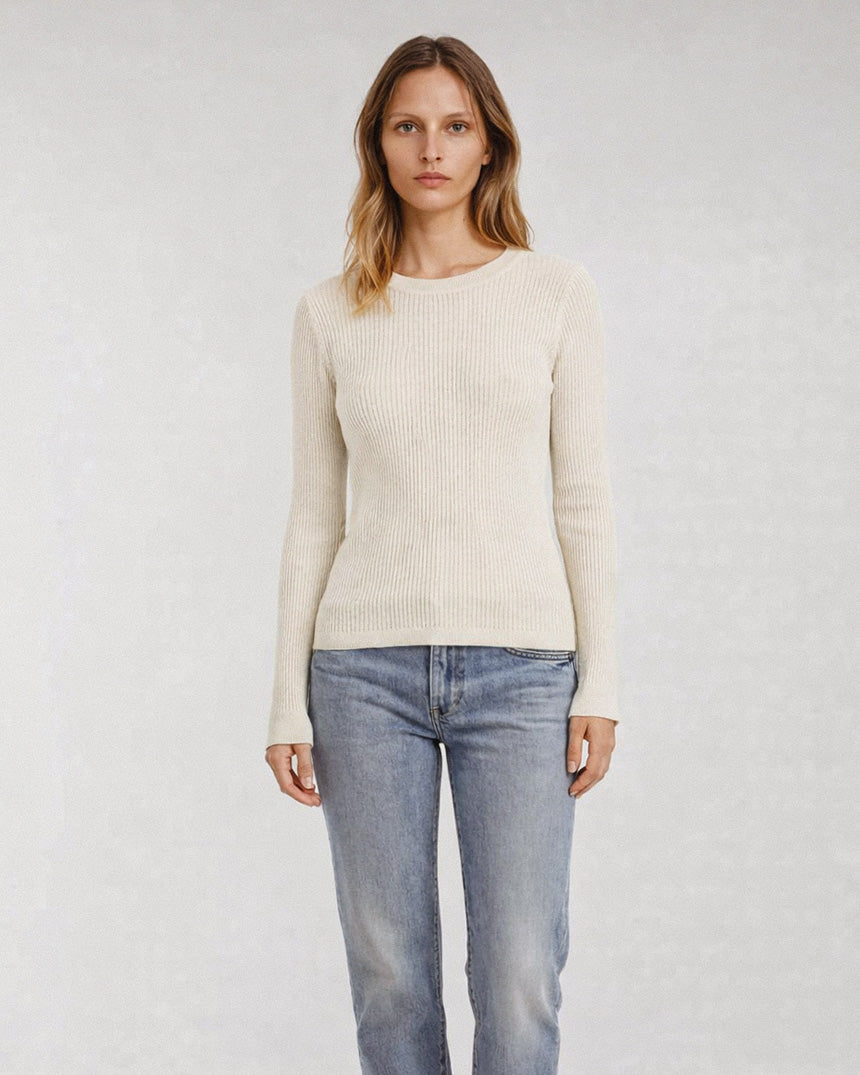 Vamp Keyhole Crew Ivory