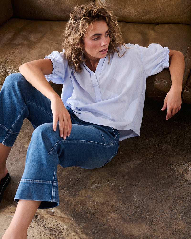 Amber Shirt Powder Blue