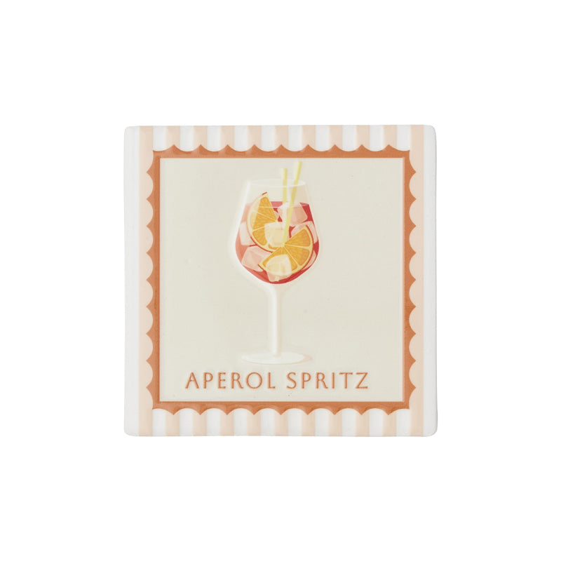 Aperitif Ceramic Coaster Aperol