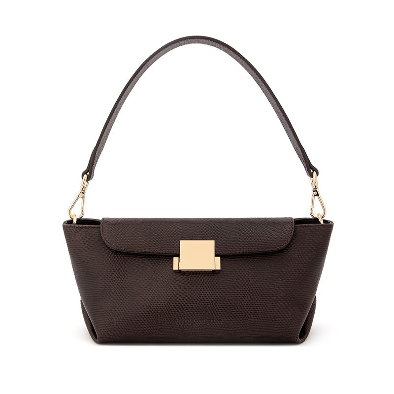 Aurora Bag Chocolate Lizard