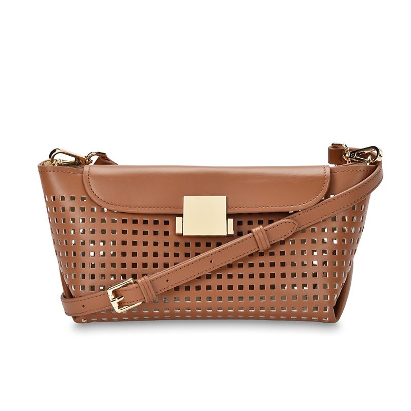 Aurora Bag Perforated Tan