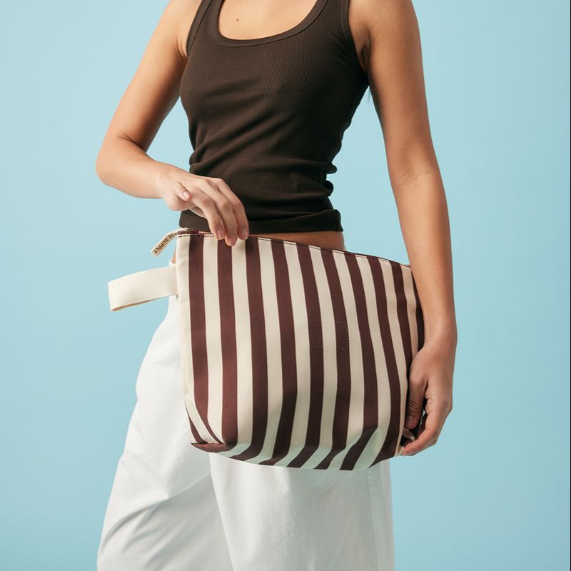 Wet Base Large Cocoa Stripe