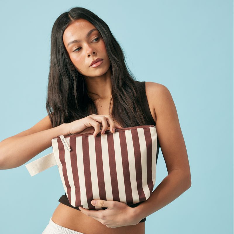 Wet Base Midi Cocoa Stripe