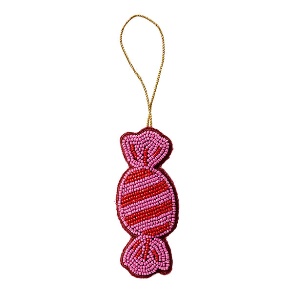 Bon Bon Pink Beaded Decoration