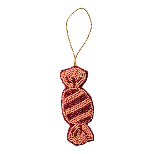 Bon Bon Rust Beaded Decoration