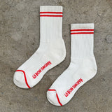 Boyfriend Socks Clean White