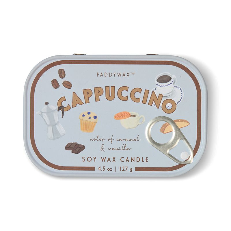 Bistro Cappuccino Embossed Candle