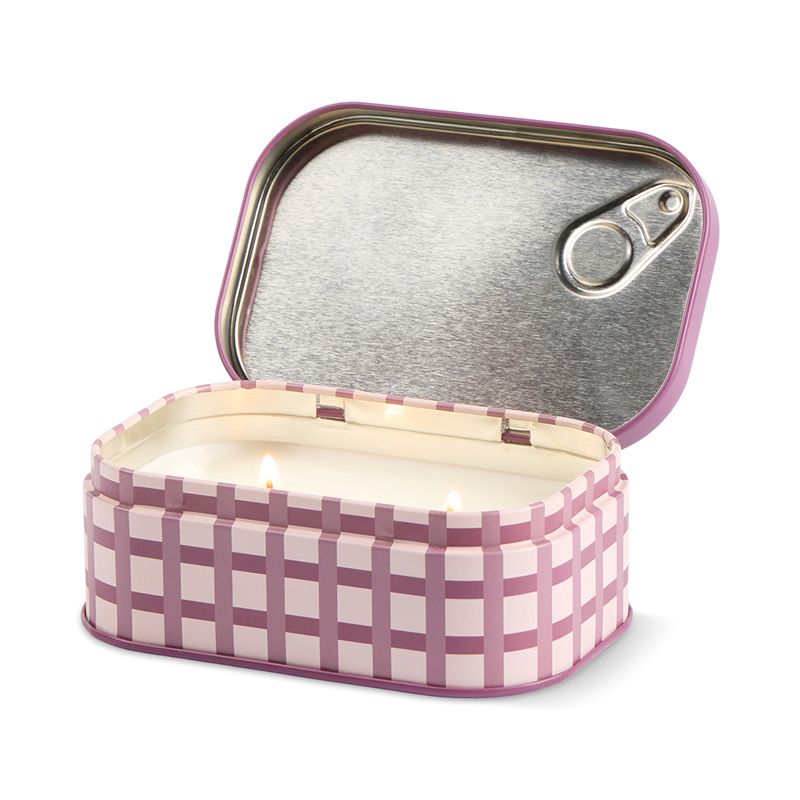 Bistro Christmas Pudding Tin Candle