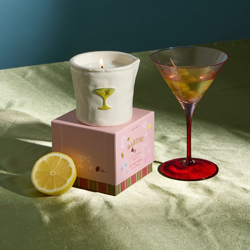 Bistro Martini Embossed Candle