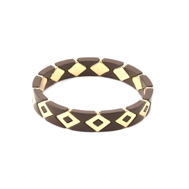 Chocolate Triangle Bracelet