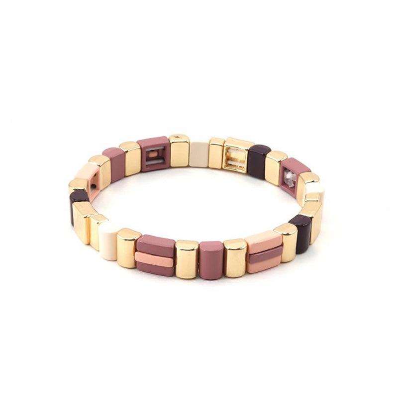 Clay Candy Crush Tile Bracelet