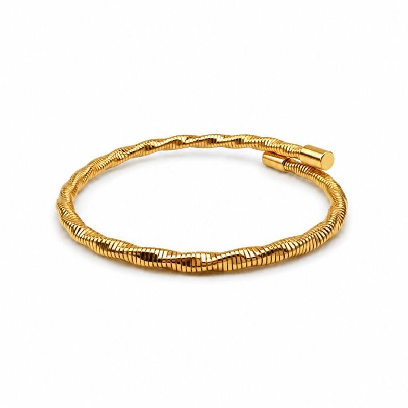 Twisted Wrap Bracelet Gold