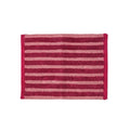Stripe Burgundy Bath Mat