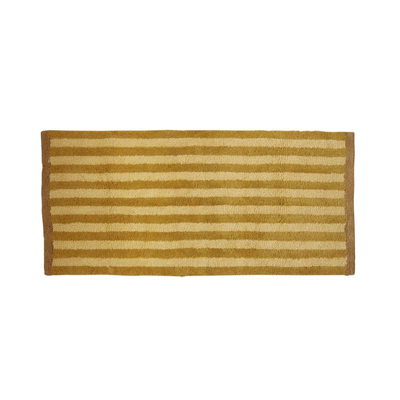 Stripe Mustard Long Bath Mat