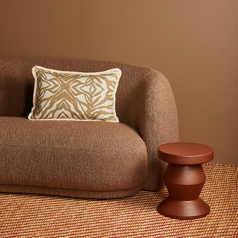 Zebra Olive Cushion 60x40cm