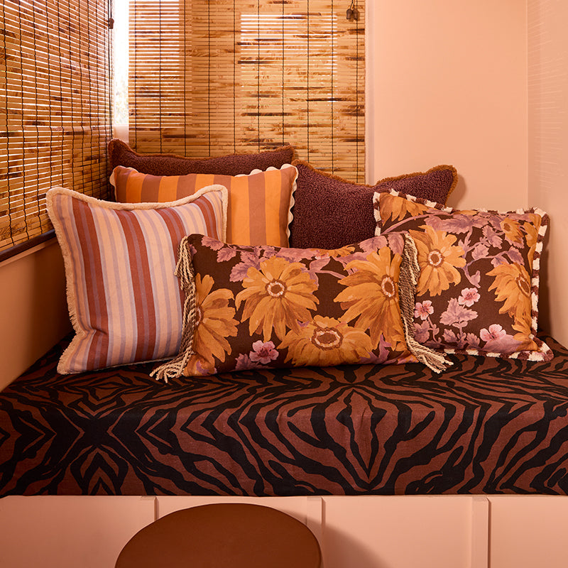 Suiting Stripe Coralie Cushion 50x50cm